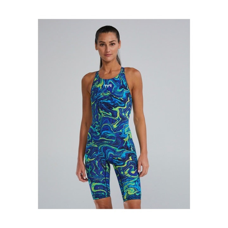 TYR Women's Thresher Hyperblitz Kneeskin Technical Suit