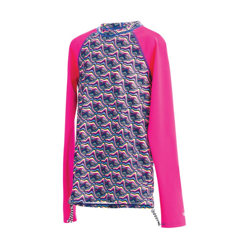 Dolfin Girl's Uglies Candy Mountain Rash Guard