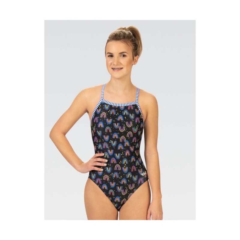 Dolfin Uglies Women's Be Happy V-2 Back One Piece Swimsuit