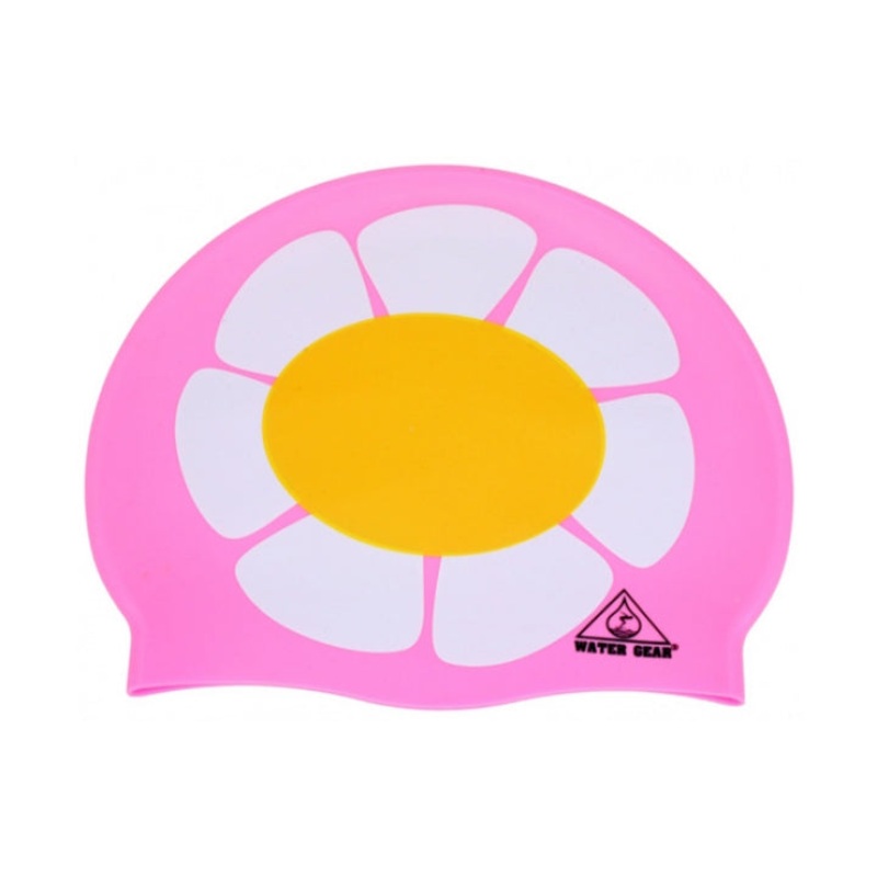Water Gear Flower Silicone Swim Cap