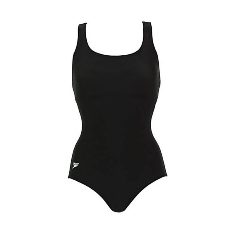 Speedo Plus Size Swimsuit Solid Ultrabacks