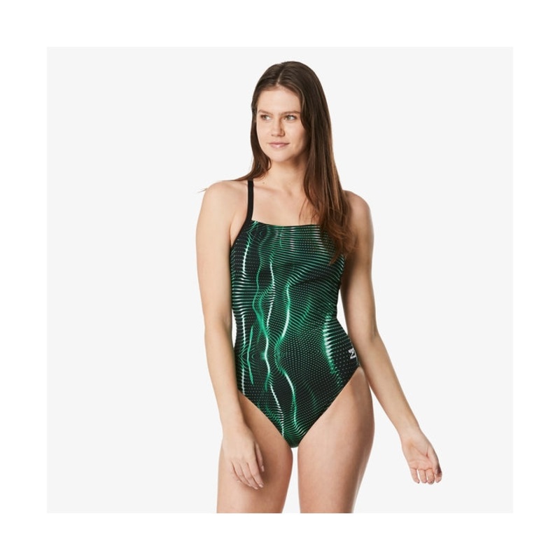 Speedo Women's Solar Boom Flyback One Piece Swimsuit
