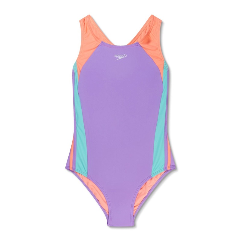 Speedo Girls Infinity Splice One Piece Swimsuit