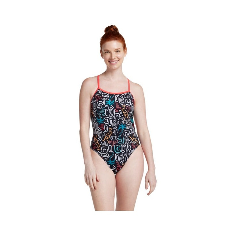 Speedo Womens PRINTED THE ONE One Piece Swimsuit