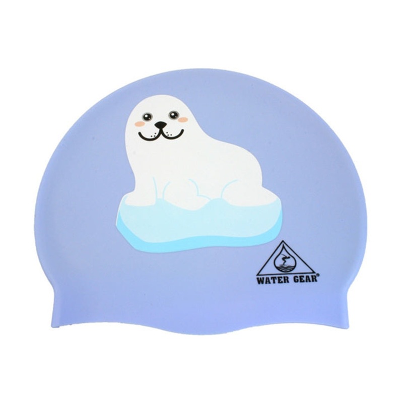 Water Gear Swim Cap SEAL ON ICEBERG