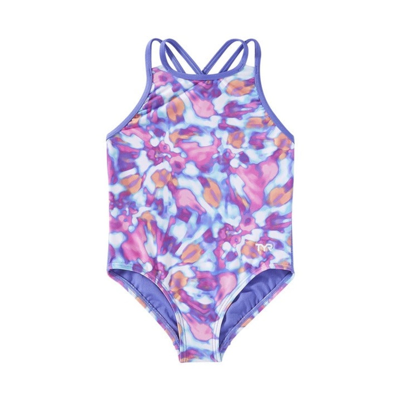 TYR Girls' Oliviafit One Piece Swimsuit - Sea