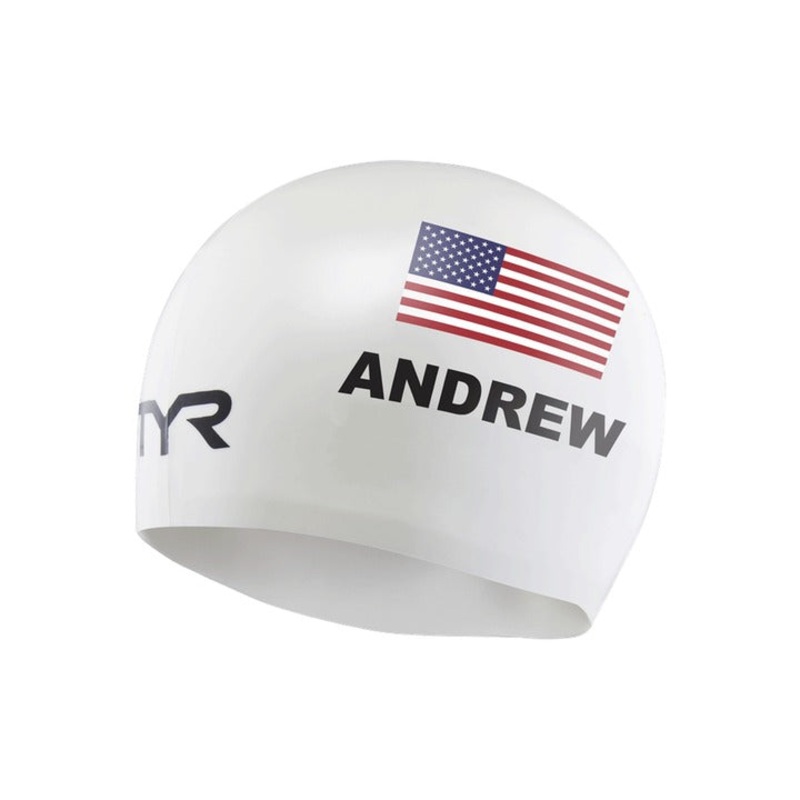 TYR Silicone Swim Cap - Andrew