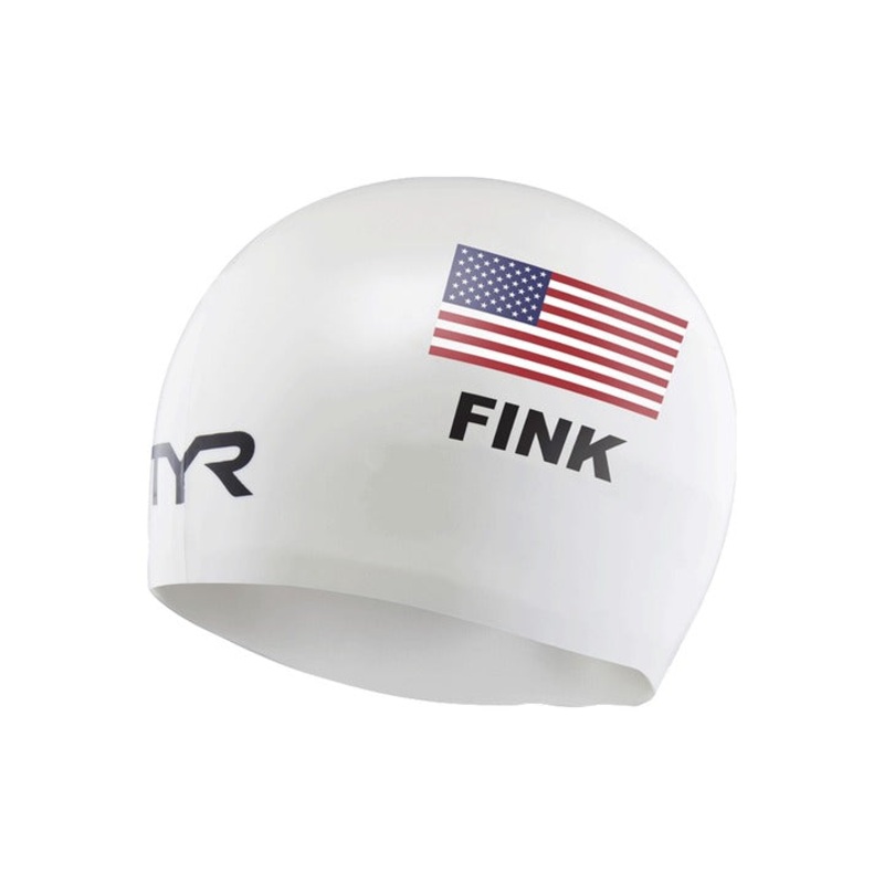 TYR Silicone Swim Cap - Fink