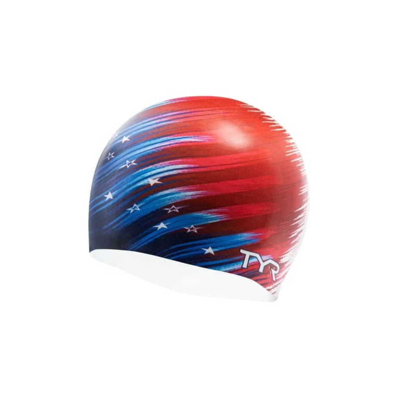 TYR USA Swim Cap