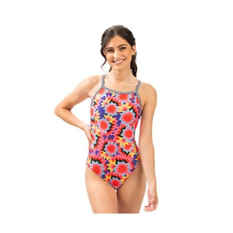 Dolfin Uglies Women's Kaboom V-2 Back One Piece Swimsuit