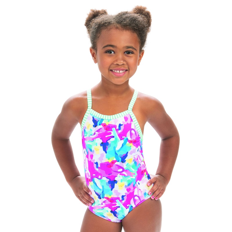Dolfin Little Uglies Girl's Swimsuit Paint Party