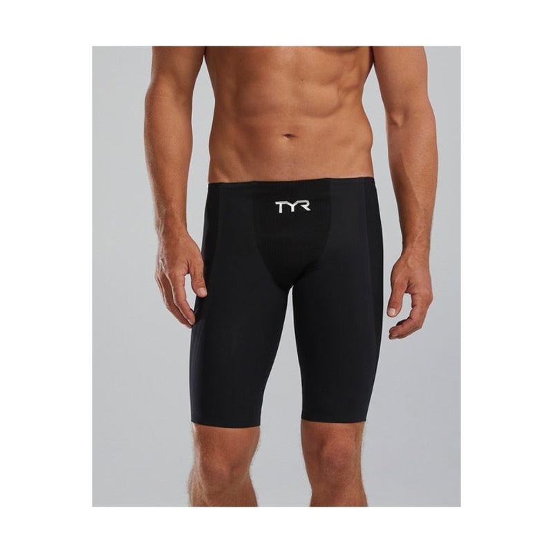 Tyr Men's Shockwave High-Waist Jammer Swimsuit - Solid