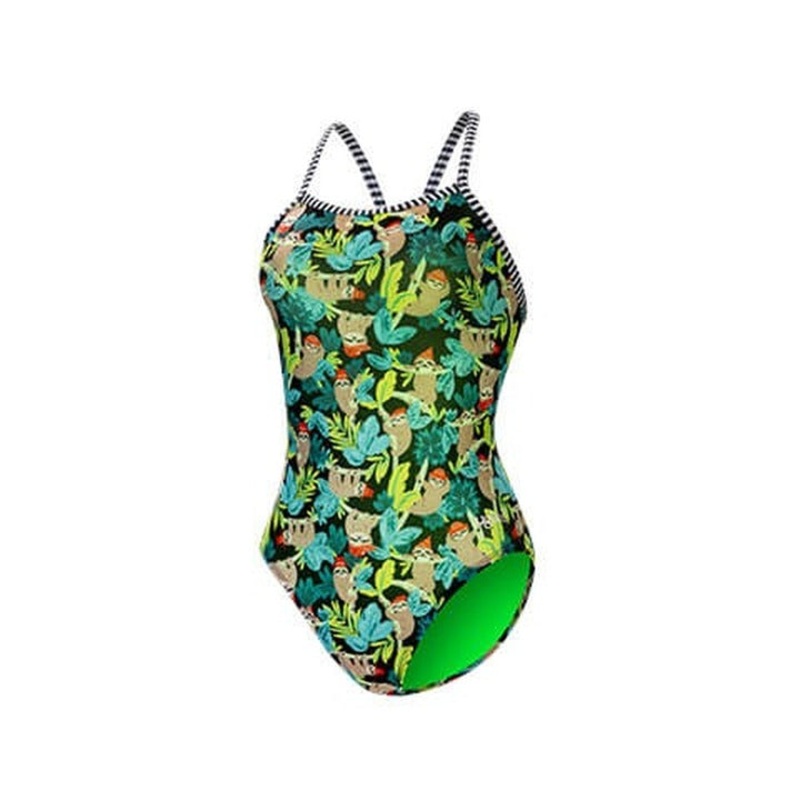 Dolfin Uglies V-2 Back One Piece Swimsuit Hang Tight