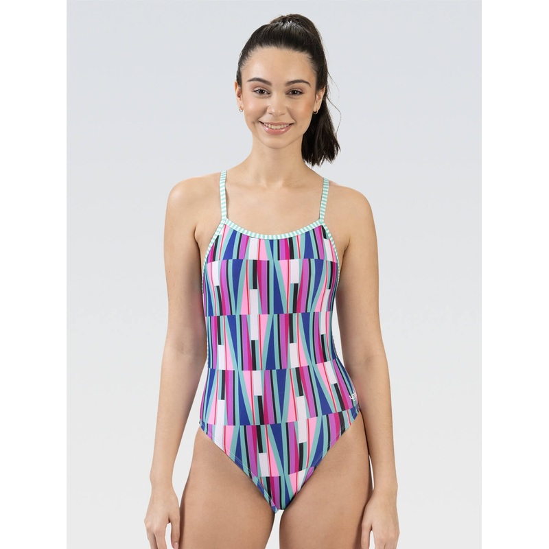 Dolfin Uglies Women's String Back One Piece Swimsuit Booksmart