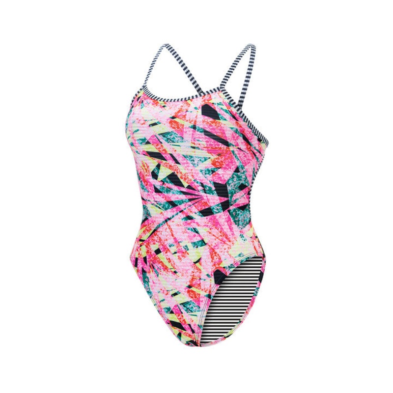Dolfin Uglies Women's String Back One Piece Swimsuit Walk The Line