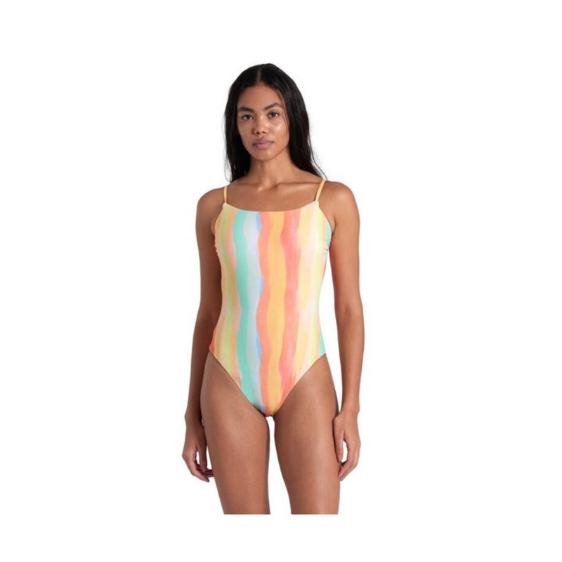 Arena Women's Water Print One Piece Swimsuit