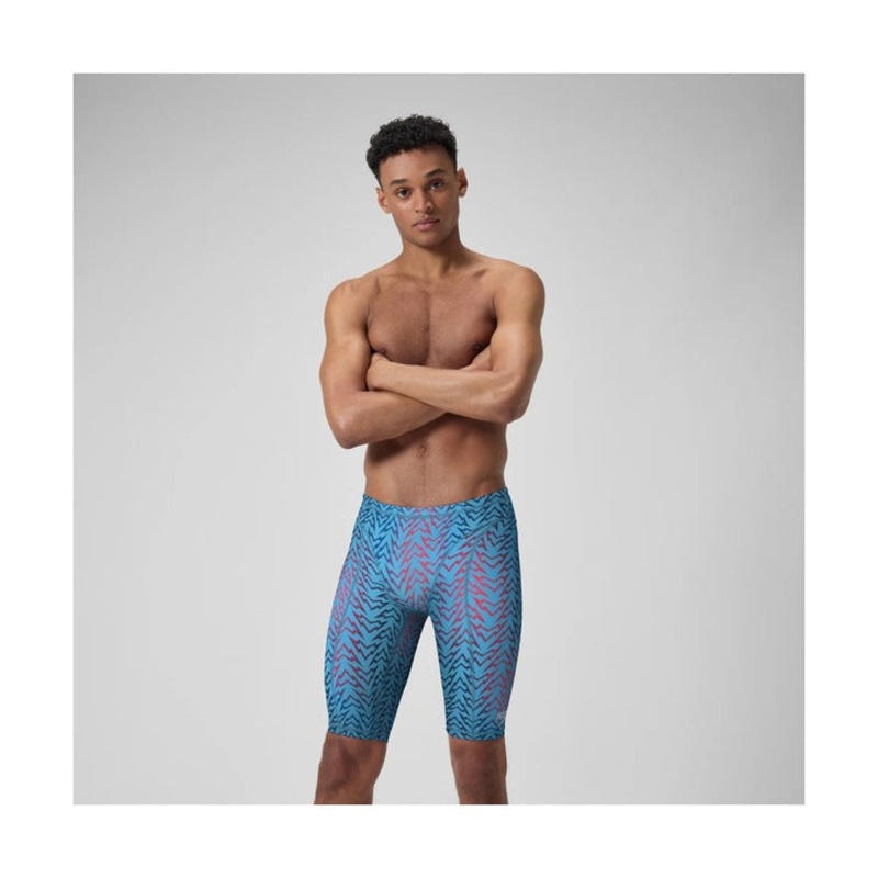 Clearance Speedo Men's Printed Vanquisher Jammer - Tech suit