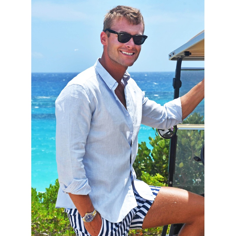 Linen ShIrt - Blue