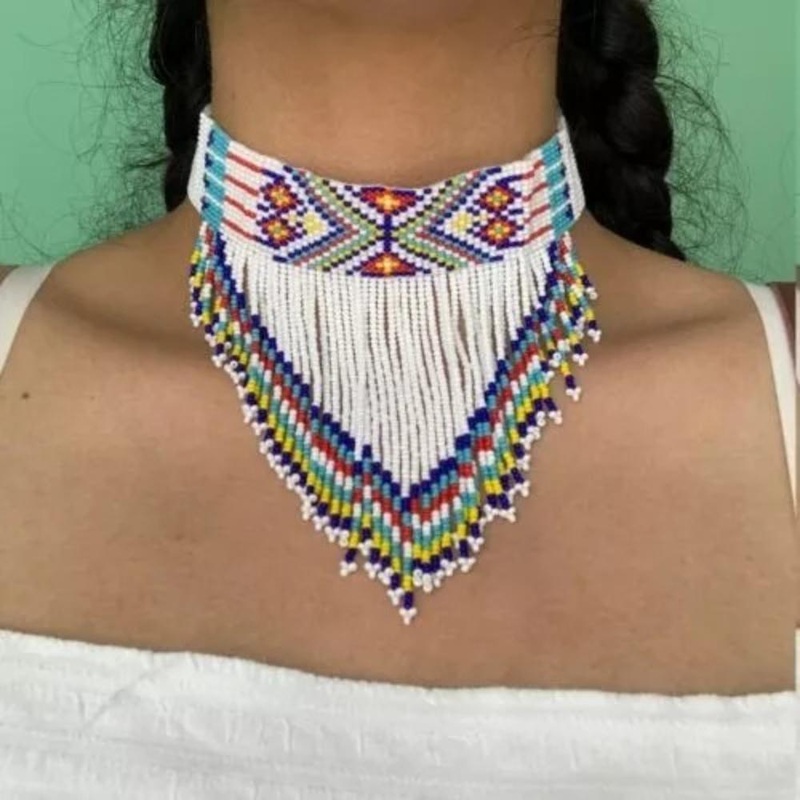 FS Collection Handmade Moti Choker Neckalce