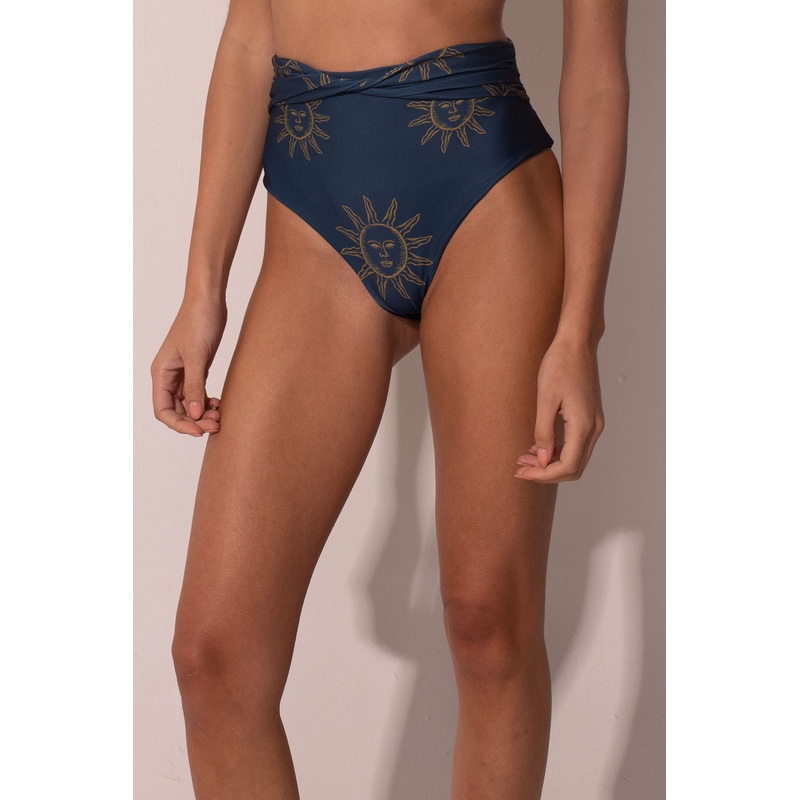 The Sunbathe Braided Bikini Bottom High Waist