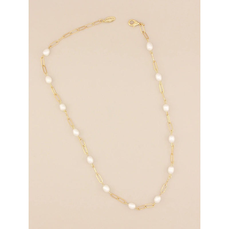 Clipchain Pearl Necklace