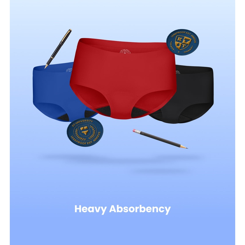 (Kit Item) Classic Prep SLP 4-Pack Gumdrop/Blueberry/Black 3-Pack | Boyshort