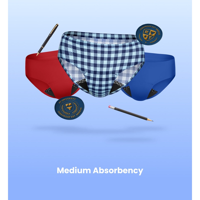 (Kit Item) Classic Prep UT 4-Pack Gumdrop/Blueberry/Blue Gingham 3-Pack | Bikini