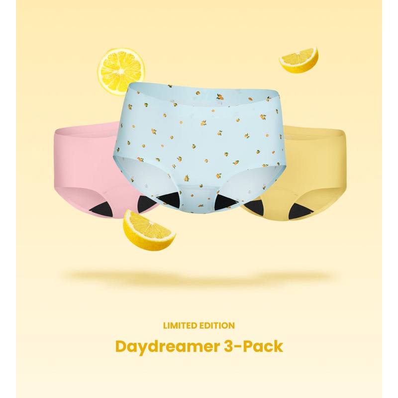 (Kit Item) Daydreamer LP 4-Pack Lemon Sorbet/Ballet Pink/Lemonade 3-Pack | Boyshort