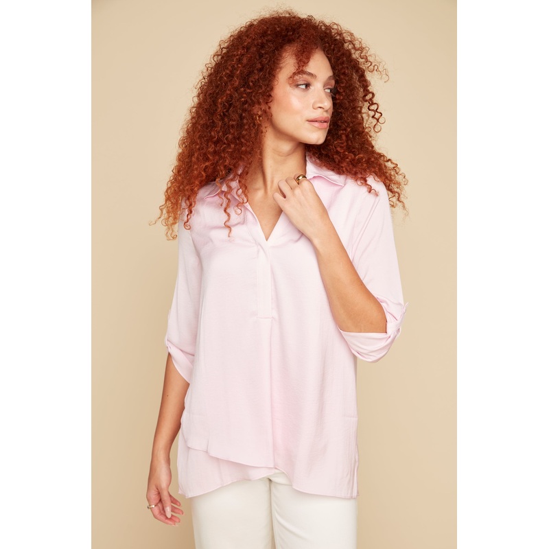 Renuar Airflow Long Sleeve Blouse - Ballerina