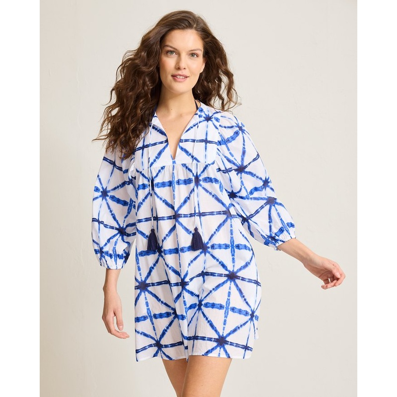 Tommy Bahama Catalina Coast Shibori Dress Cover Up - Paradiso Blu