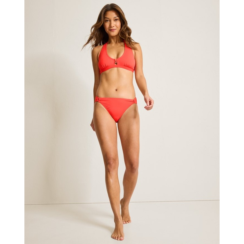 Tommy Bahama Novelty Pearl Hipster Bottom - Citrus Coral *