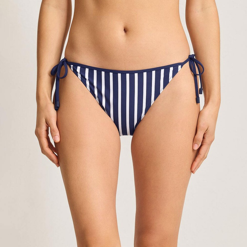 Tommy Bahama Coastline Stripe Reversible String Bottom - Mare Navy