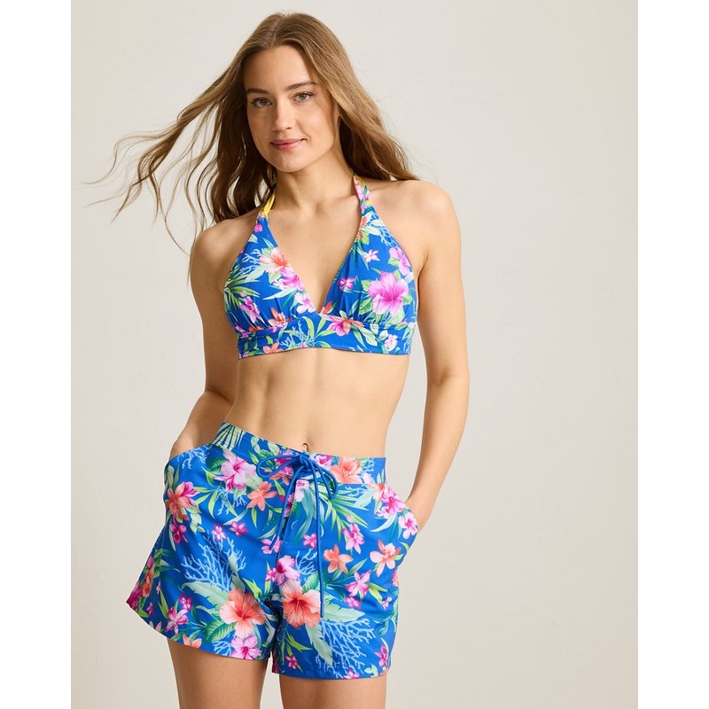 Tommy Bahama Isola Vita Reversible Halter  Top - Palace Blue