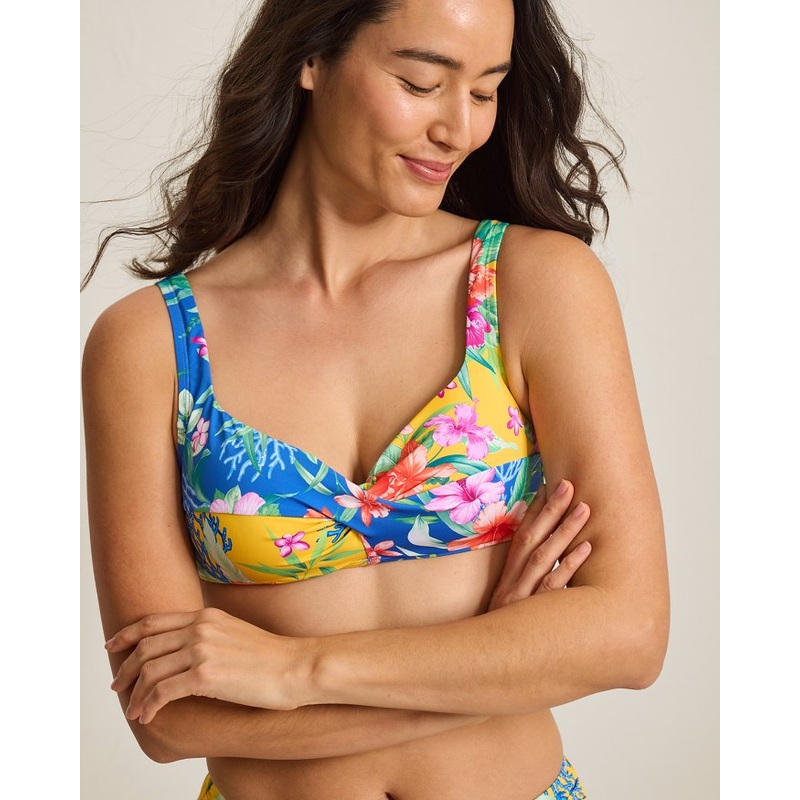 Tommy Bahama Isola Vita Twist Front  Top - Palace Blue *