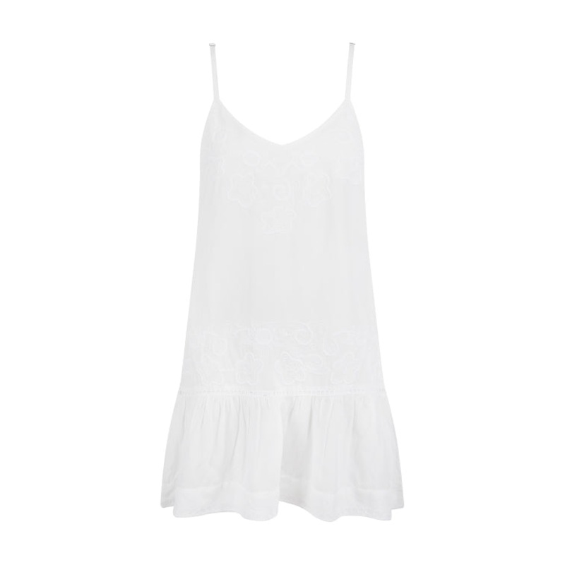 Pranella Cruz Dress Cover Up - White