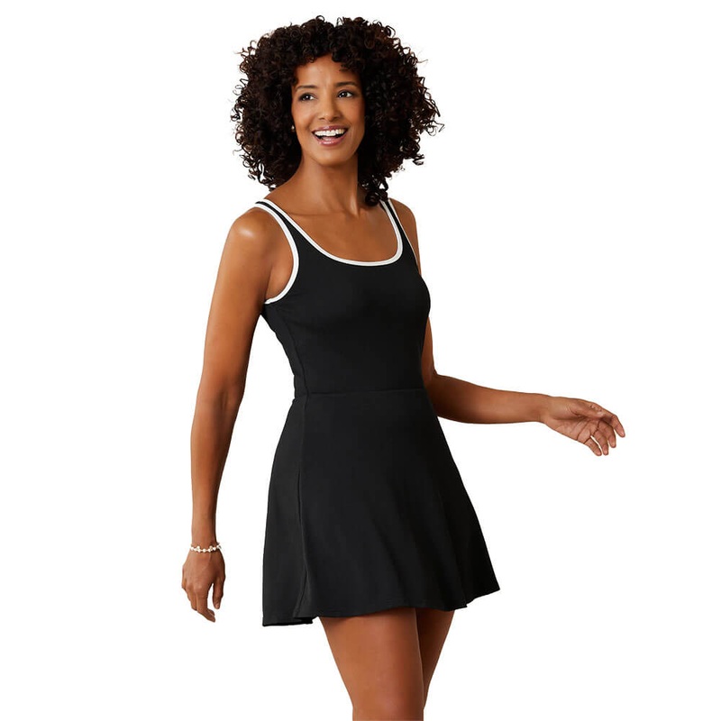 Tommy Bahama Island Cays Cabana Romper Cover Up - Black