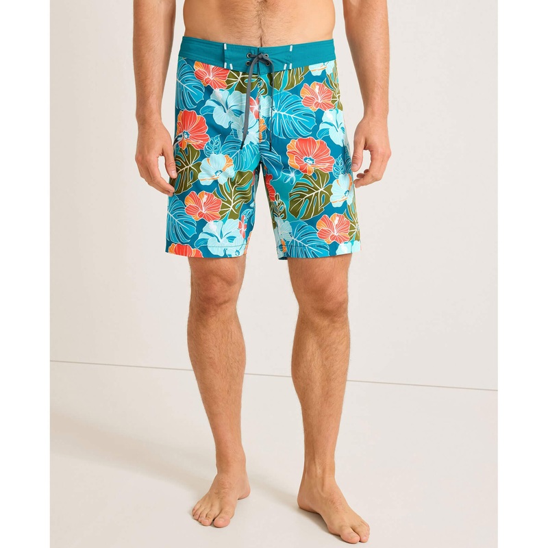 Tommy Bahama Men's 9-Inch Molokai Wave Chaser Swim Trunks - Mambo Blue