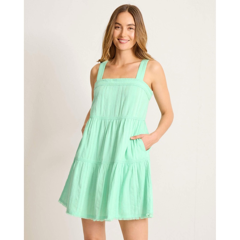 Tommy Bahama Mykonos Textured Sundress Cover Up - Aqua Jade