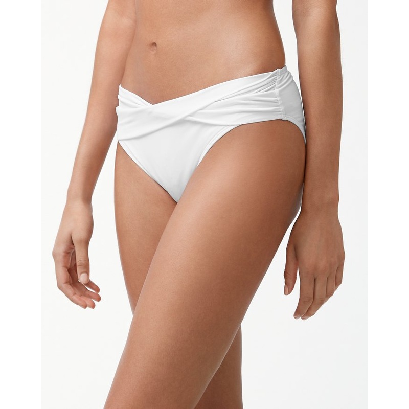Tommy Bahama Pearl High Waist Twist Bottom - White