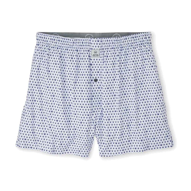 Peter Millar Seeing Double Performance Boxers - White
