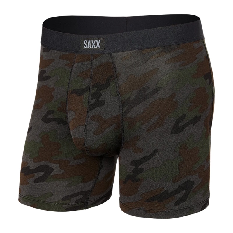 SAXX Daytripper Fly Boxer Briefs - Black Ops Camo