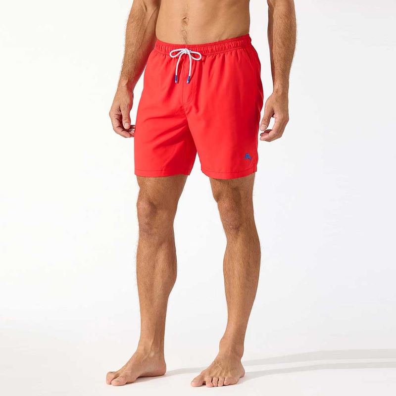 Tommy Bahama 6-Inch Naples Bay Swim Trunks - Boomerang Red