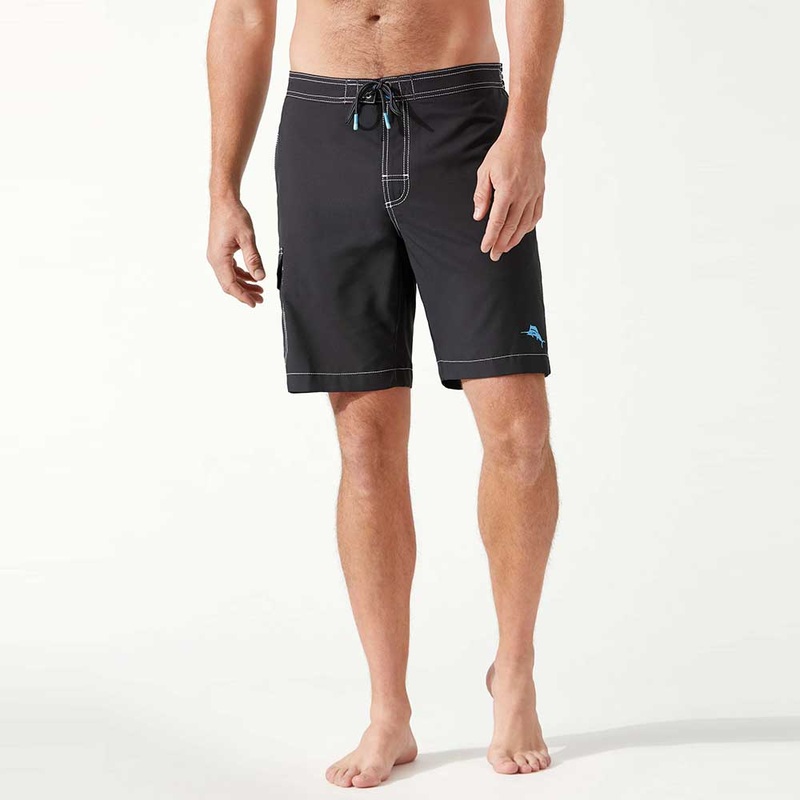 Tommy Bahama 9-Inch Baja Cove Boardshorts - Black