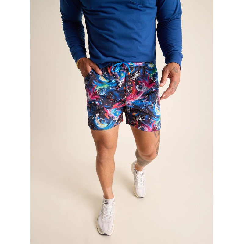Chubbies The Galactic Odysseys Boxer Briefs - Black - Pattern Base (Plaids)