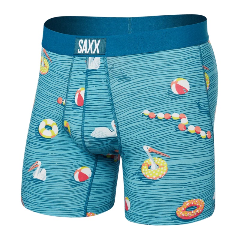 SAXX Vibe Super Soft Swimmers Boxer Briefs - Sea Level