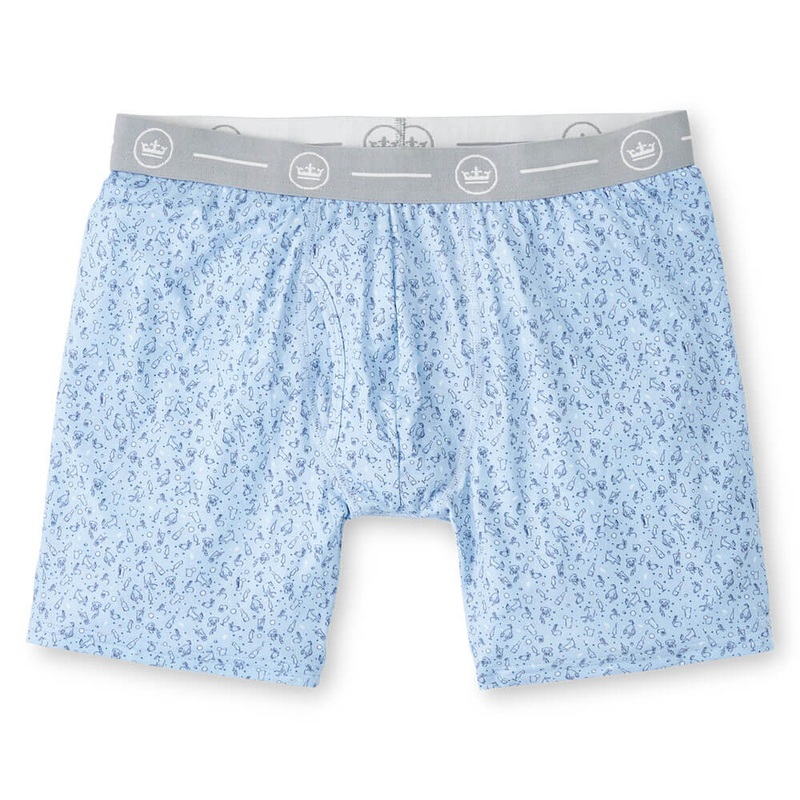 Peter Millar Hair Of The Dog Performance Boxer Briefs - Cottage Blue