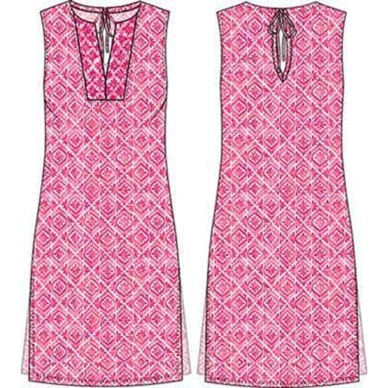 Tommy Bahama Island Cays Shell Romper Cover Up - Passion Pink