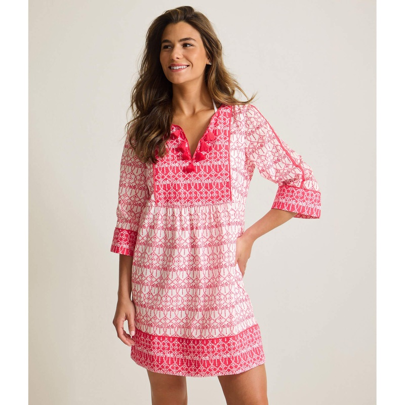 Tommy Bahama Catalina Coast Palm Dress Cover Up - Coral Coast