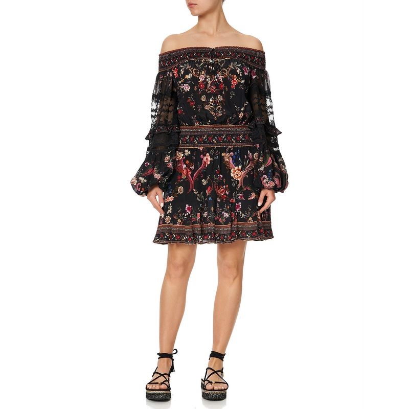 A Girl Like You Off the Shoulder Dress