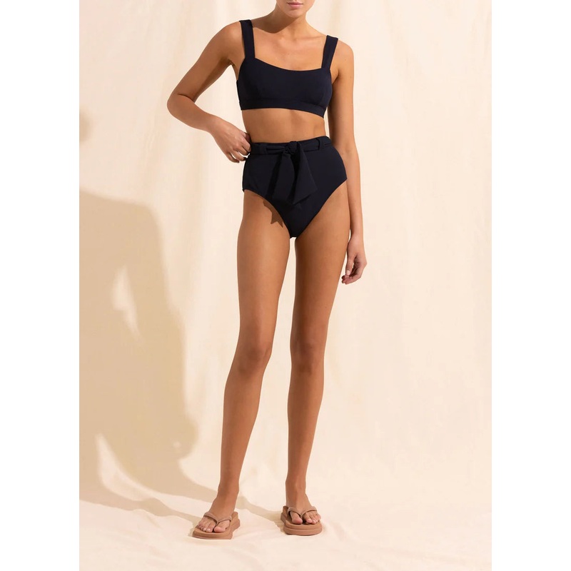 Dusk Belted High Waist Bikini Bottom